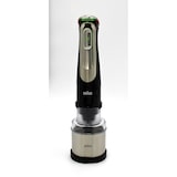 thumbnail of Braun MQ 9138XI MultiQuick 9 Stabmixer-Set schwarz mit Kaffee-/Gewürzmühlen-Zubehör