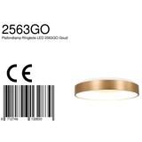 thumbnail of Steinhauer Deckenleuchte 1-fl. "Ringlede" 2563GO Gold