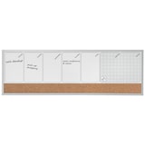 thumbnail of Organizador semanal magnético + quadro de cortiça (horizontal) NOBO 585x190 mm ...