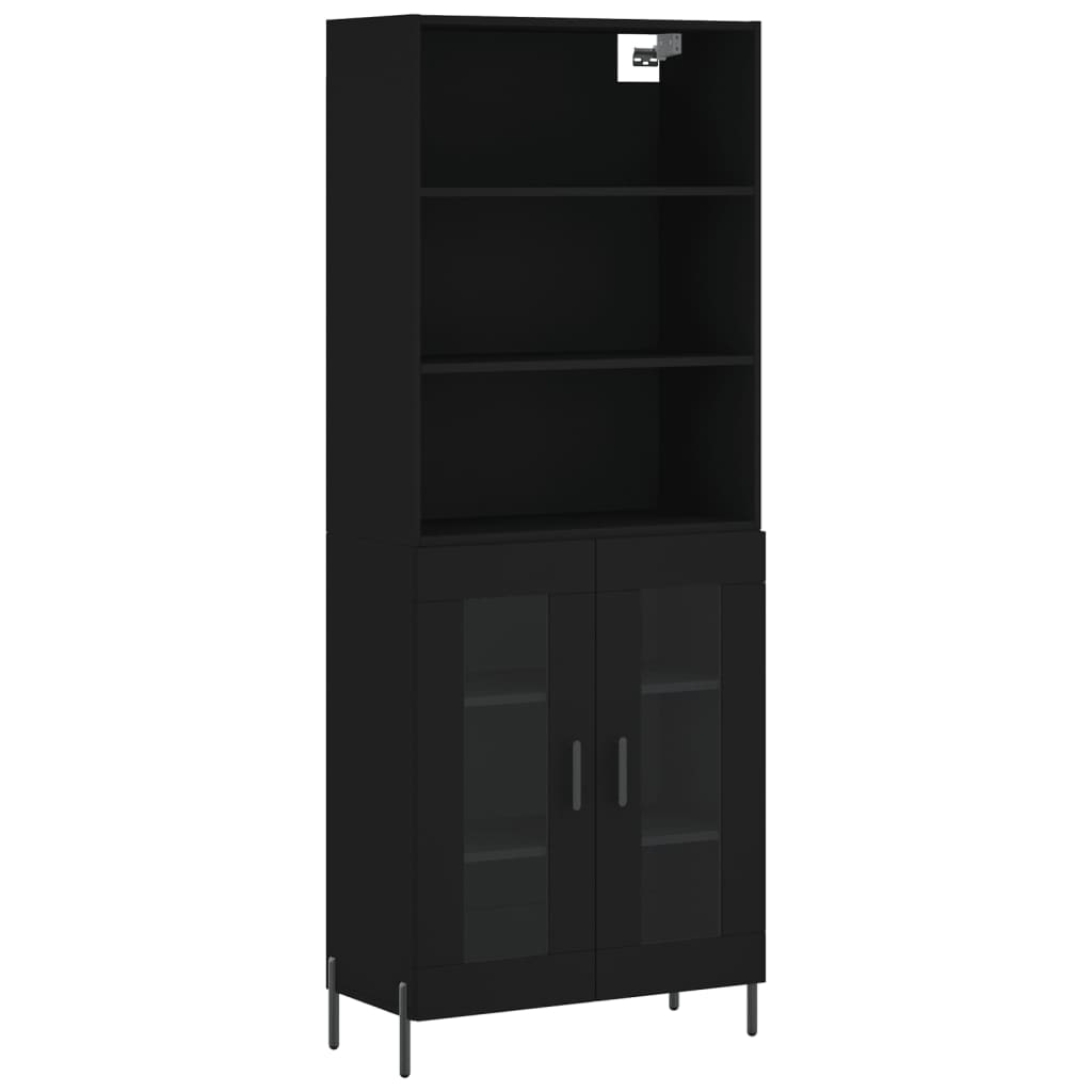 Helloshop26 - Buffet Sideboard Kommode Kleiderschrank Aufbewahrungsmöbel Organizer Küche Wohnzimmer Lounge hoch 69,5 x 34 x 180 cm 02_0035072