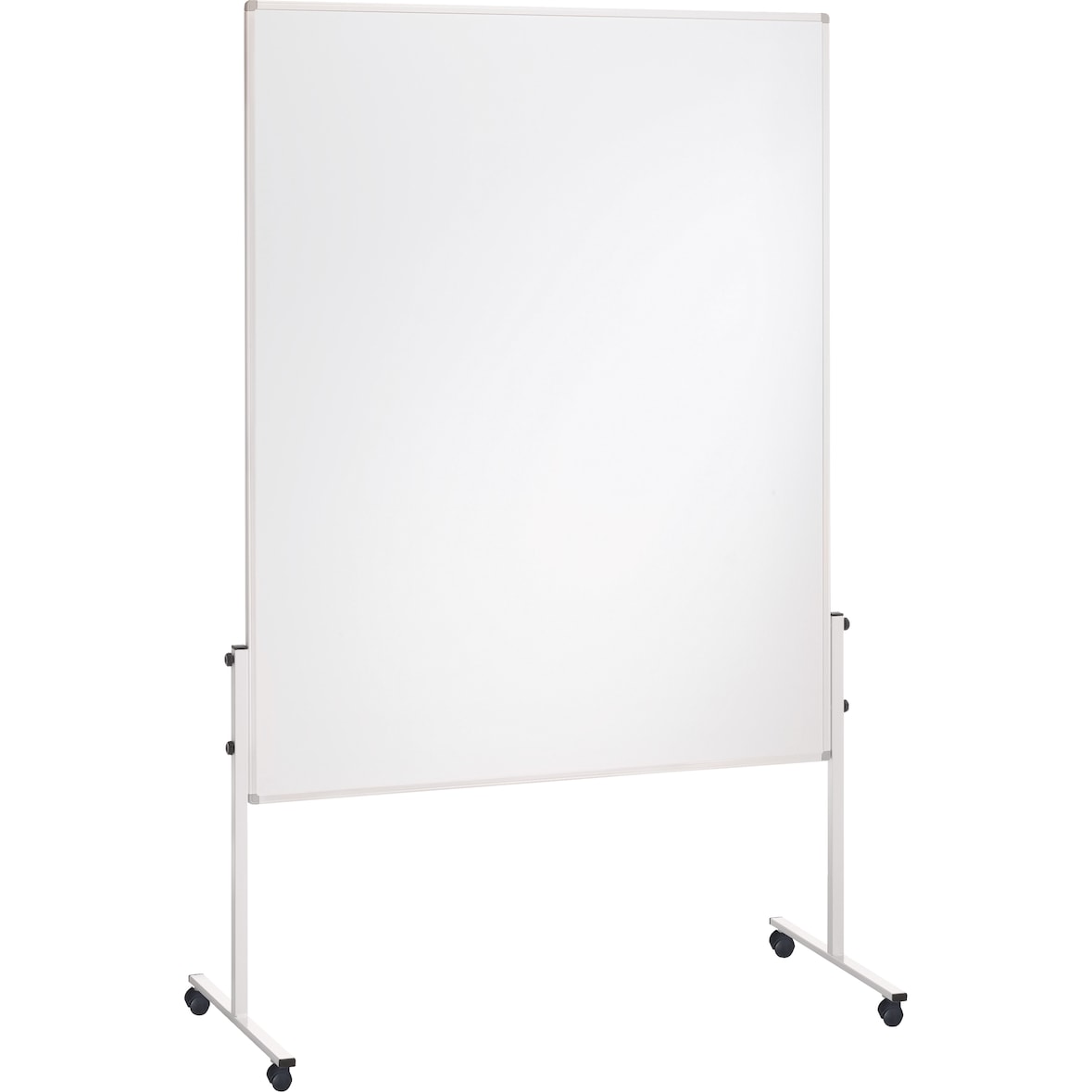 Moderationswand 4858 120x150cm weiß inkl. Rollen