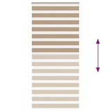 thumbnail of vidaXL Doppelrollo Sandbraun 95x230 cm Stoffbreite 90,9 cm Polyester