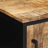 thumbnail of vidaXL Nachttisch Braun und Schwarz 30 x 30 x 40 cm Massivholz Mango