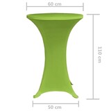 thumbnail of Tischhussen für Stehtische 2er Set AMAU Stretchhusse Ø60 cm grün | Hussen elastisch Stehtischhusse Stehtisch-Abdeckung