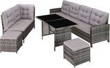 thumbnail of tectake Conjunto de ratán Barletta  Gris/Gris Claro