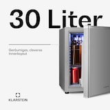 thumbnail of Happy Hour Minibar  5-15°C EEK G 25dB LED-Licht Silber