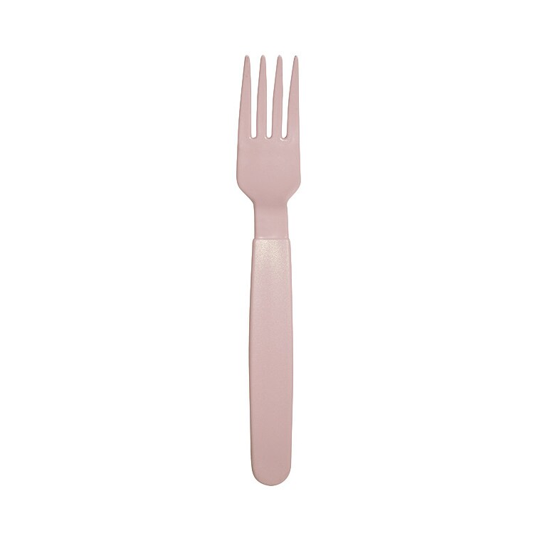 MONOUSO - Forchetta Riutilizzabile Durable PP Mineral Rosa 18,5cm (180 Pezzi)