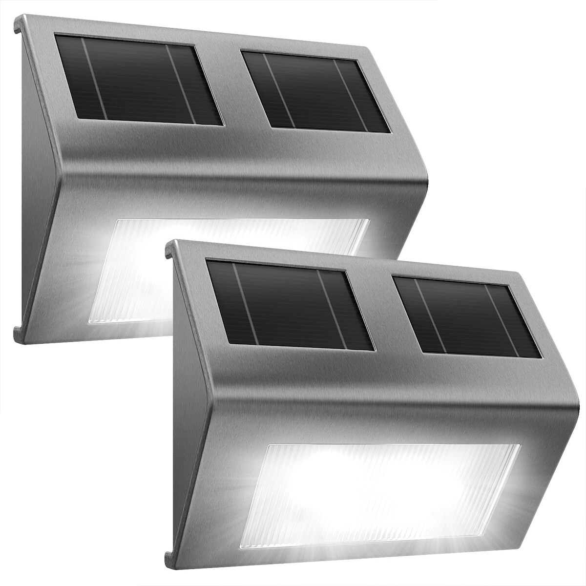 MONZANA LED Solarlampe Edelstahl IP65 Wasserdicht Hängend Solarleuchte Garten