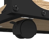 thumbnail of Table d'appoint à roues Chêne sonoma 50x35x55,5 cm Modèle Patio Celeste Prime