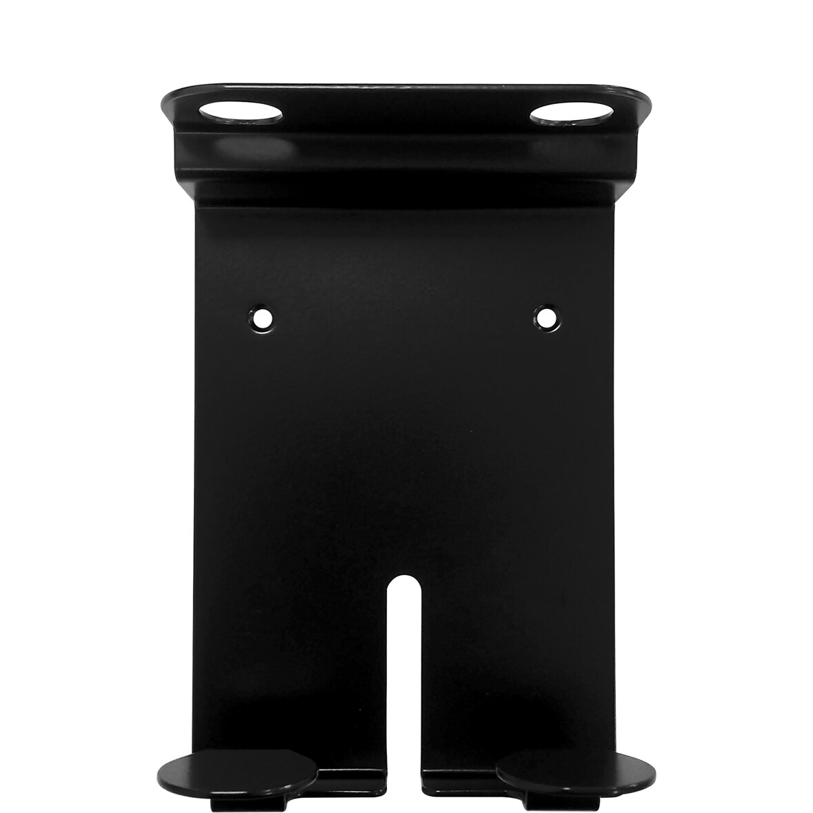 Zwarte dubbele metalen houder voor twee 475 ml flessen - The Spa Collection (1 stuk)