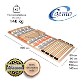 thumbnail of Coemo KombiFlex Federleisten-Tellerlattenrost  starr 100 x 200 cm