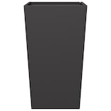 thumbnail of vidaXL Pflanzkübel Schwarz 45x45x75 cm Stahl