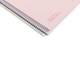 thumbnail of Caderno A4+ capa extra rígida 120H 80G quadriculado 5x5 microperfurado 5 faixas cor Navigator Rosa