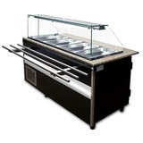 thumbnail of KBS zelfbedieningsbalie saladebuffet 2000x800x1250 mm 5x GN 1/1 en 1x GN 2/4