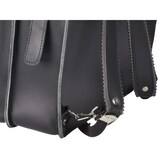 thumbnail of Ruitertassen Lederschulranzen 40cm Lederranzen Ruitertassen Aktentasche Leder Tornister schwarz mit Rückengurten und Schultergurt 2237-11