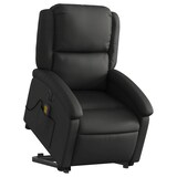 thumbnail of vidaXL Massagesessel mit Aufstehhilfe Elektrisch Schwarz Echtleder