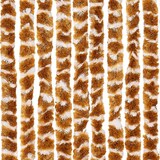 thumbnail of vidaXL Fliegenvorhang Ocker und Weiß 56x200 cm Chenille