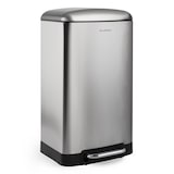 thumbnail of Les Collectors Papelera de cocina de pedal Acero inox n°712, 30 L, Cierre silencioso de la tapa