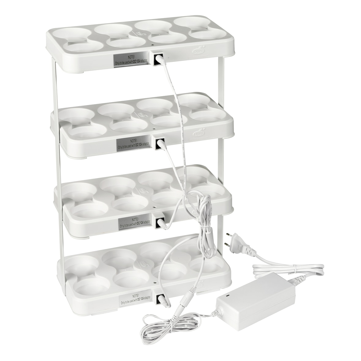 Duni LED Mini Lamp Ladestation, 32 Stück 255 x 140 x 430 mm Weiß, 1 Stk/Krt (1 x 1 Stk)