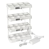 thumbnail of Duni LED Mini Lamp Ladestation, 32 Stück 255 x 140 x 430 mm Weiß, 1 Stk/Krt (1 x 1 Stk)