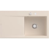 thumbnail of Villeroy&Boch Spülbecken mit Abtropffläche links, Subway Style 50 Ivory 90x51cm, Keramik, Excenterbetätigung