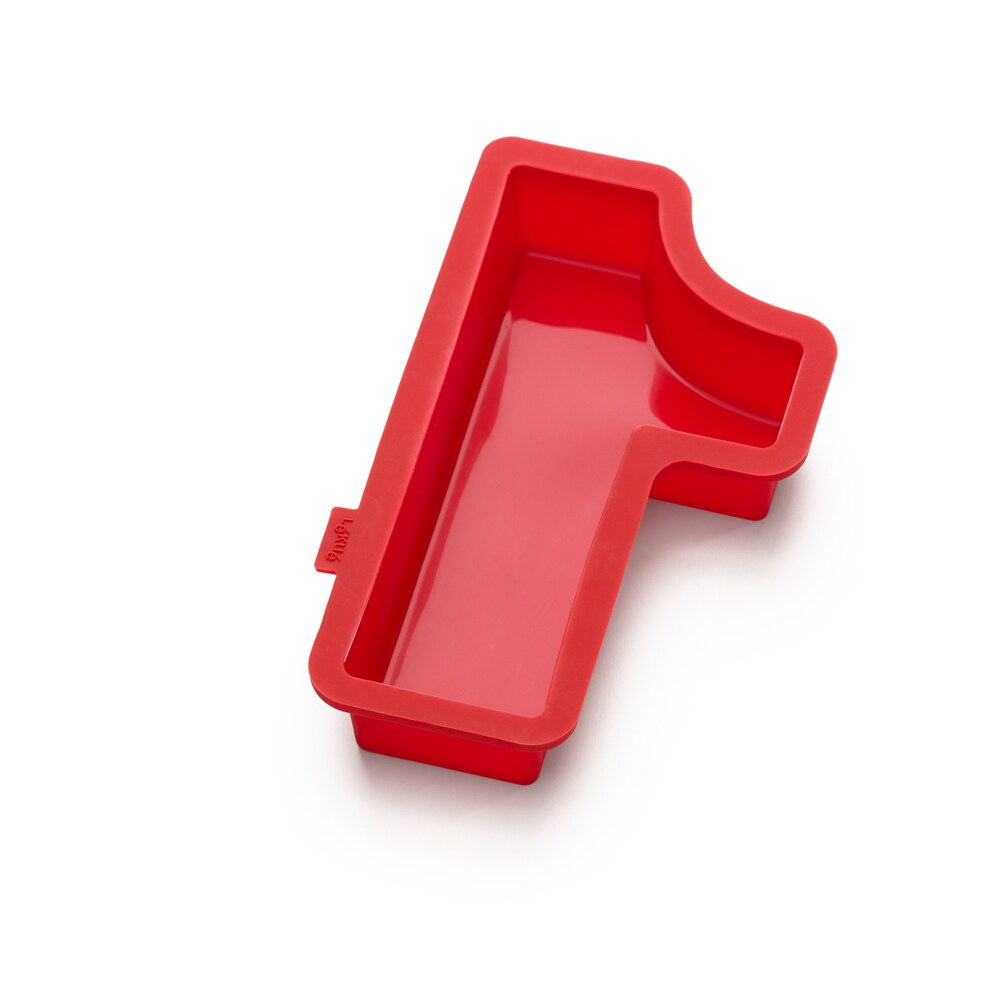 Kuchenform Ziffer 1 - 100 cl Rot Anderes Silikon Lékué 31.4x18.1 cm