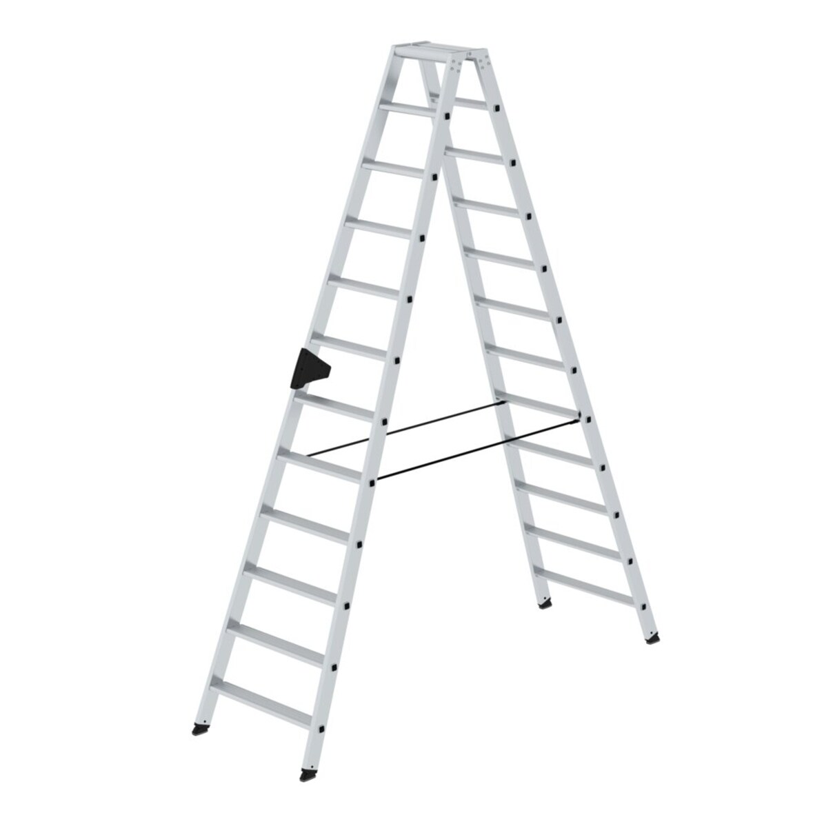 Stehleiter 40228 beidseitig 2x12 Stufen