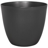 thumbnail of Geli Übertopf PURE Ø 13 cm anthrazit Kunststoff glänzend Blumentopf 1 Liter