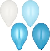 thumbnail of 80 Luftballons Ø 25 cm farbig sortiert `Blue-Mix` blau hellblau