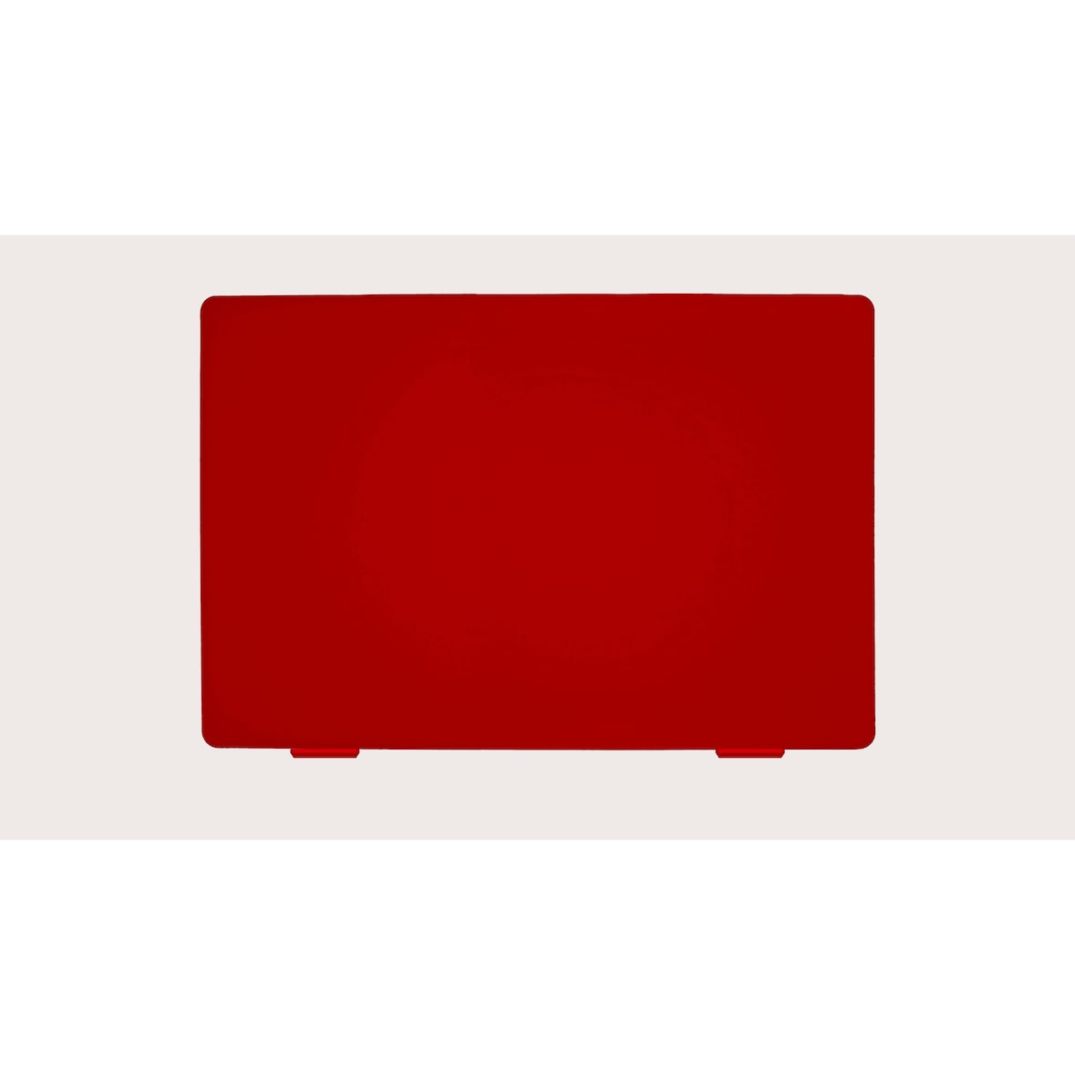 METRO PROFESSIONAL Schneidebrett, Polyethylen, 60 x 40 cm, mit Anschlag, rot