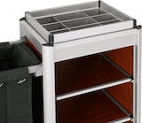thumbnail of WAS Germany - Zimmerservicewagen Isabella, 1 Wäschesack, 95 x 54 x 116 cm, helle Kantenprofile/dunkle Holzoptik