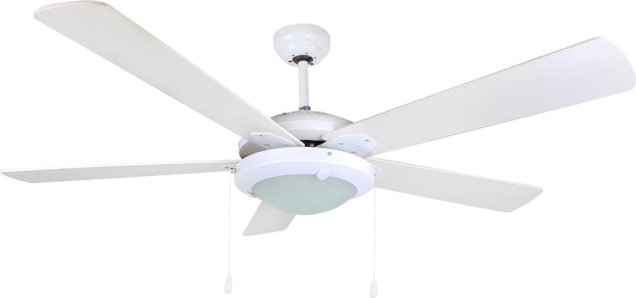 Ventilador de techo con luz Orbegozo CP 82132, 5 aspas, 3 velocidades, 132 cm de diámetro, 60 W