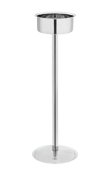 METRO PROFESSIONAL Soporte para enfriador de vino, diámetro recipiente 17 cm, Al:79,5 cm, acero inoxidable, superficie reflectante