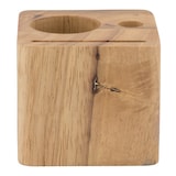 thumbnail of Securit® Porta-conta "Block" - Madeira acabamento teca