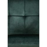 thumbnail of Décoshop26 -Juego de 2 sillas de comedor de diseño retro con costuras cuadradas decorativas y asientos de terciopelo verde 10_0001535