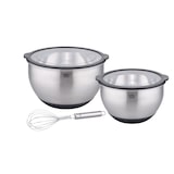 thumbnail of GSW Schüsselset 5-tlg (20 + 24 cm Schüssel + 1 Schneebesen) Primo mit luftdichtem Deckel