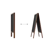 thumbnail of ALLboards Kundenstopper – wasserfest mit lackiertem Holzrahmen 100×60 cm