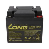 thumbnail of Ersatzakku Trendmobil Mercur gefedert 2x Kung Long 12V 50Ah Blei Akku Zyklenfest AGM VRLA
