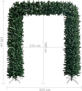 thumbnail of vidaXL Weihnachtsgirlande Grün 240 cm