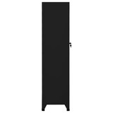 thumbnail of vidaXL Schließfachschrank Schwarz 38x45x180 cm Stahl