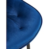 thumbnail of Set van 2 eetkamerstoelen Wallace fluweel blauw