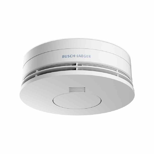 Rauchmelder, optional Funk, 3VDC, VdS anerkannt, weiß, 10J, Batterie/Akku, Vernetzbar über Kabel, max20St, optisch, 85dB, mit Sockel