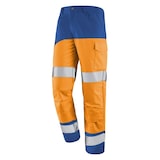 thumbnail of Cepovett - Pantalon avec poches genoux Fluo SAFE XP Orange / Bleu Taille L