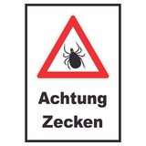 thumbnail of Achtung Zecken Schild A5 (148x210mm)