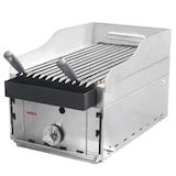 thumbnail of MBH - Gasbarbecue met lavasteen 35 cm economisch. Geëmailleerde Baskische grillbarbecue voor restaurant, horeca.