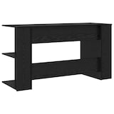 thumbnail of vidaXL Bureau met plank Zwart eiken 140 x 50 x 75 cm Bewerkt hout
