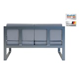 thumbnail of MFG Freizeitmöbel, "Alu Lounge-Set", "8-teilig", anthrazit