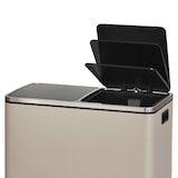 thumbnail of TM2X30 Pedaalemmer 60 liter Afvalbak Afvalbak Ontwerp Afvalscheiding Afvalbak Keuken Organisatie Scheidingssysteem Taupe