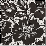 thumbnail of 360 Servietten, 3-lagig 1/4-Falz 33 cm x 33 cm schwarz Rich Lace
