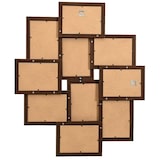 thumbnail of vidaXL Fotolijst voor 10x(13x18 cm) foto MDF donkerbruin